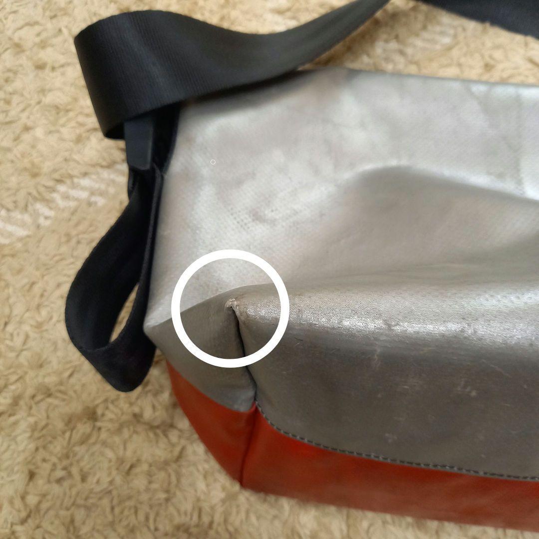 FREITAG メッセンジャーバッグ グレー/レッド