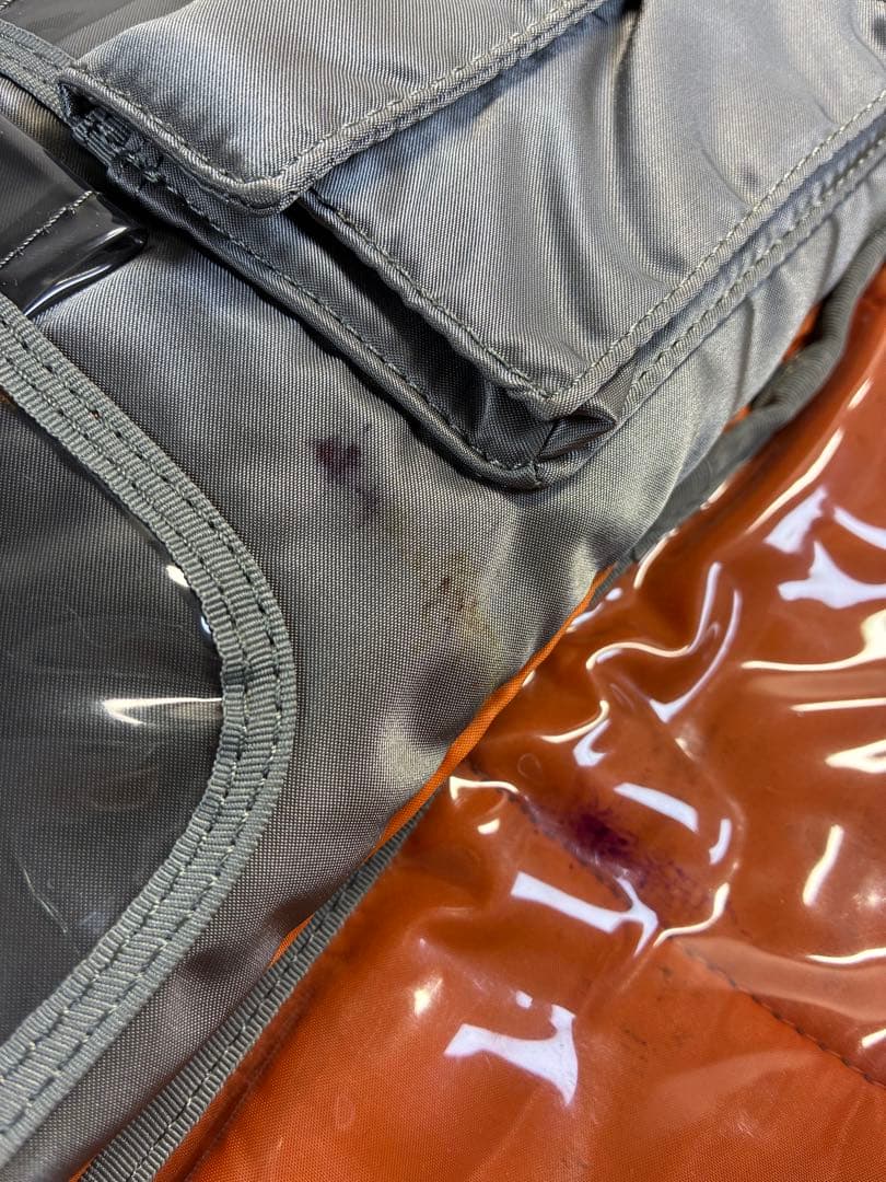 [未使用級] PORTER　タンカー　２層　ショルダーバッグ　M　シルバーグレー