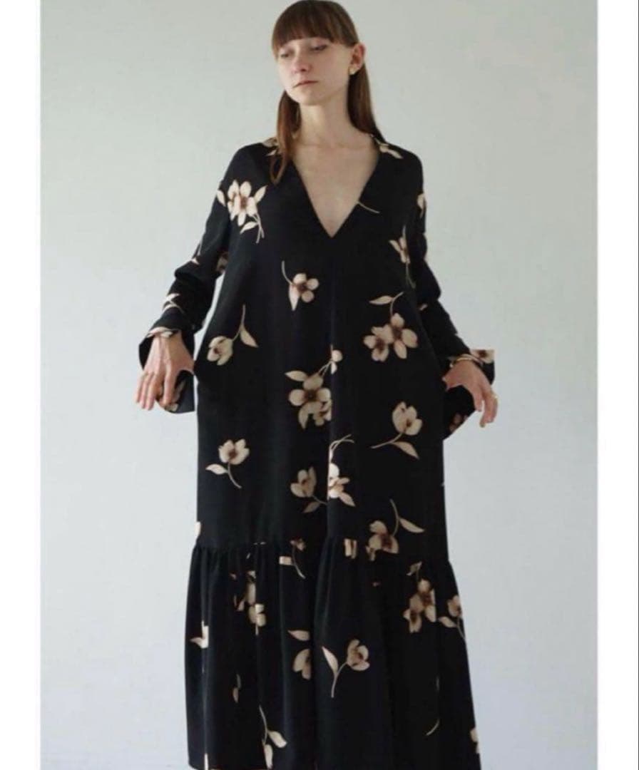 【CLANE】W FACE GATHER SWITCH ONEPIECE