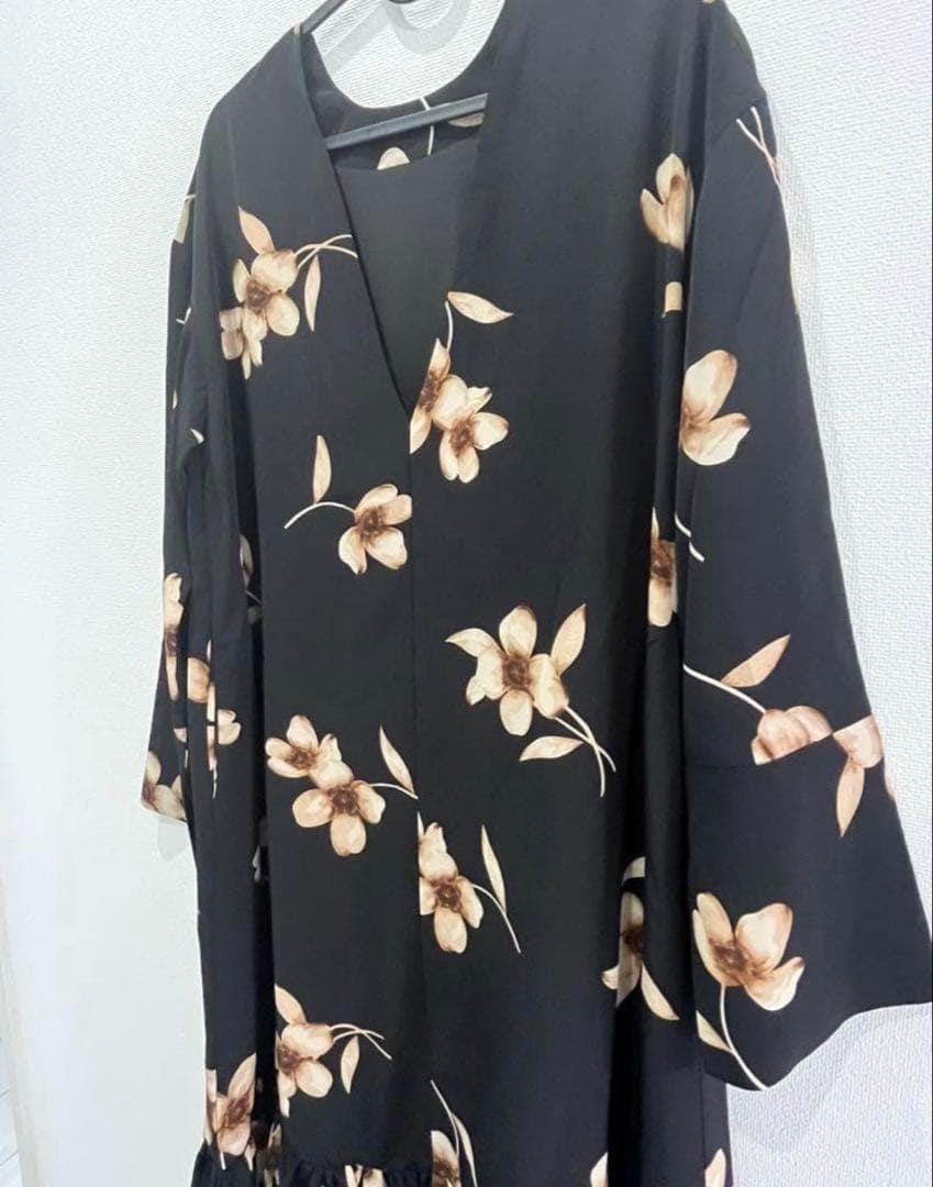 【CLANE】W FACE GATHER SWITCH ONEPIECE