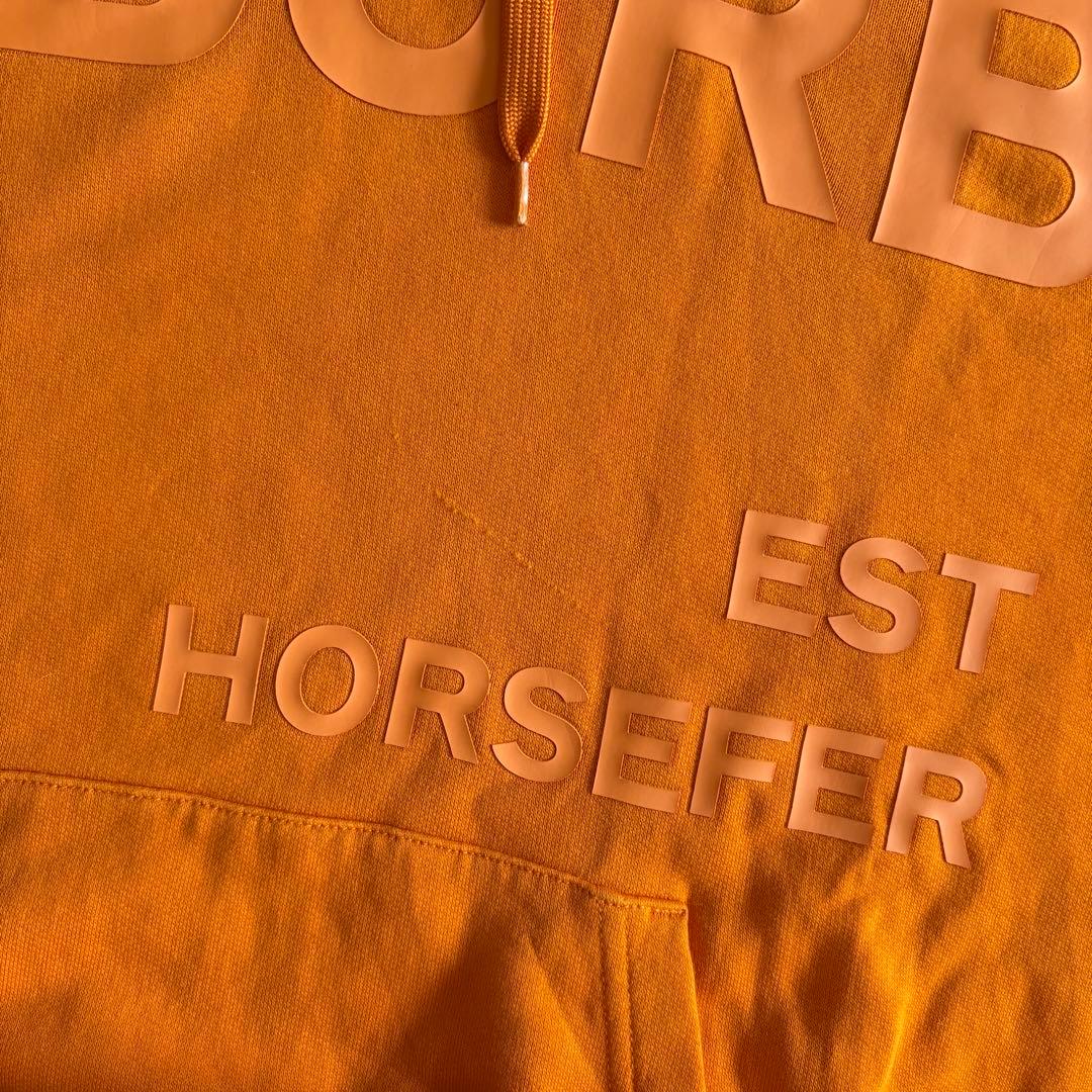 Burberry フード付きパーカー オレンジ