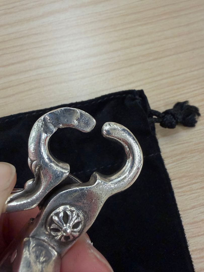 CHROME HEARTS クロスボール クイッククリップ キーチェーン