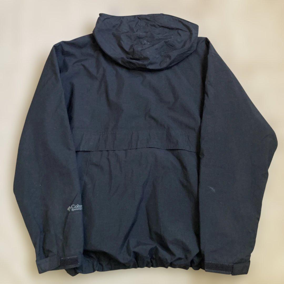 90s コロンビア ナイロンジャケット ドローコード ダブルジップ