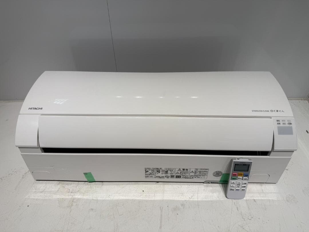 282　HITACHI　2022年製エアコン　14～16畳用　整備済み