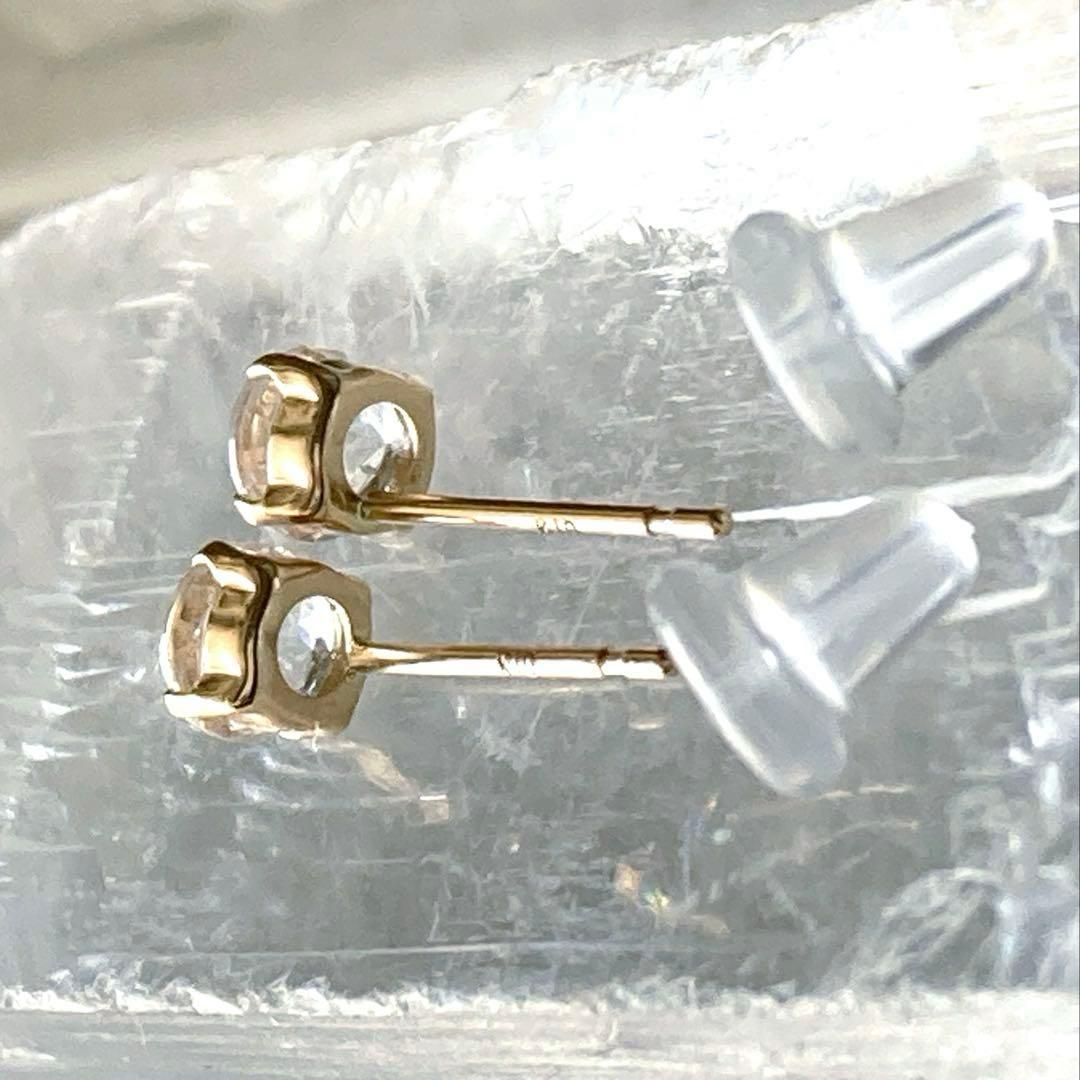 フェナカイト 10金ピアス（両耳）