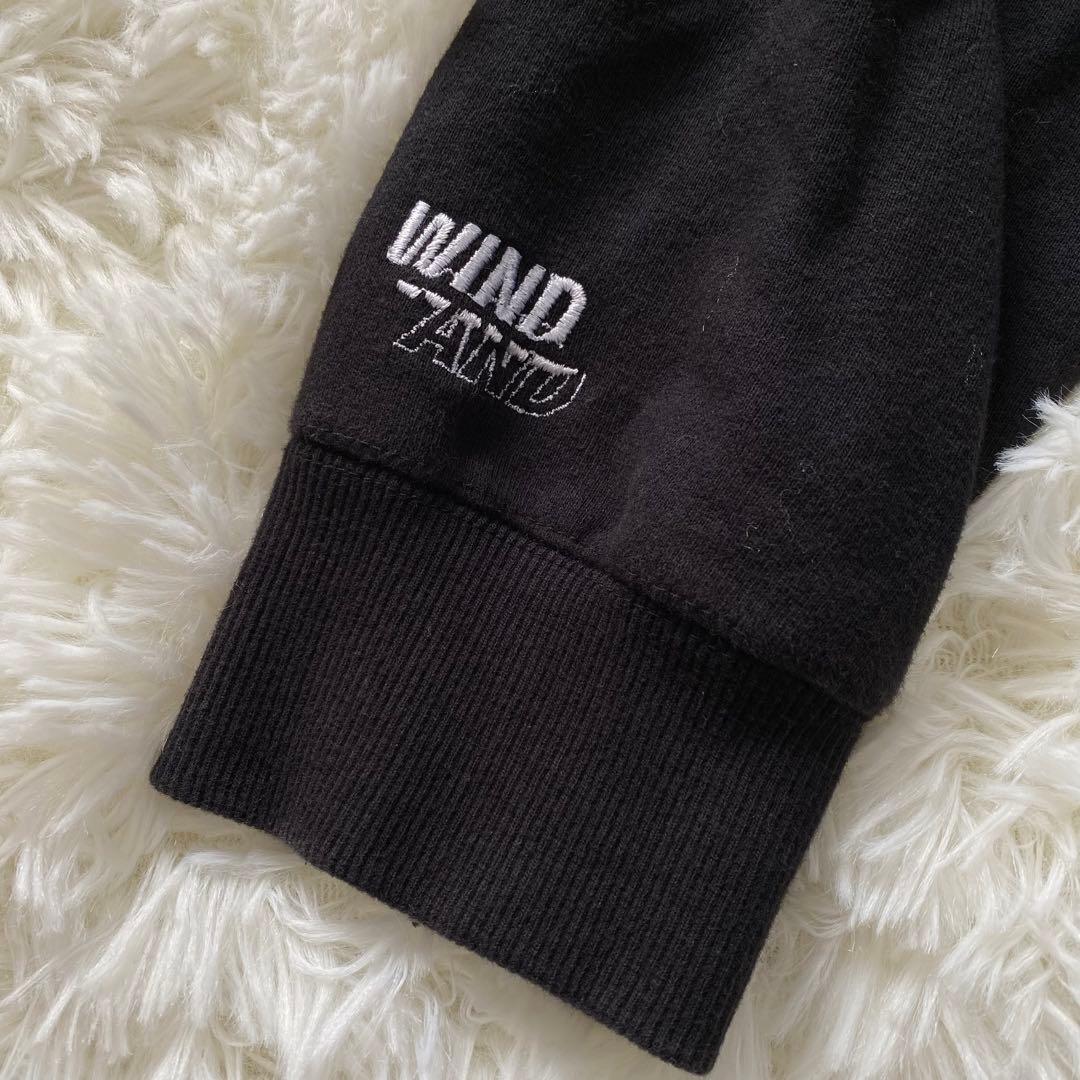 ウィンダンシー ゴッドセレクション パーカー バッグロゴ コラボ 黒 希少 美品