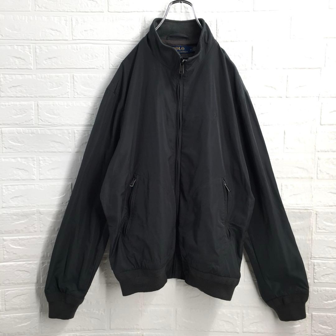 【人気モデル】ポロラルフローレン ポニー刺繍ロゴ ジップアップ ブルゾン M