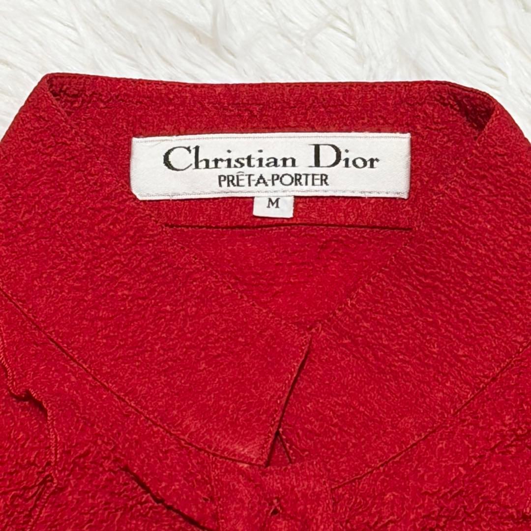 Christian Dior クリスチャンディオール　シルク100%ブラウス