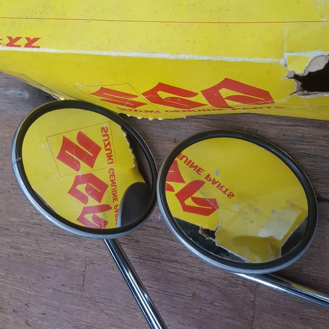 スズキ GT100 GT125 ミラー 左右セット未使用純正新品 (10mm)