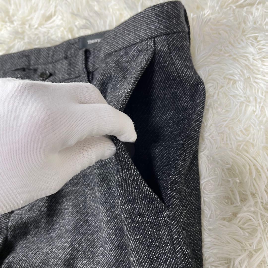 Theory スーツ セットアップ 現行 ウール サキソニー アンコン M