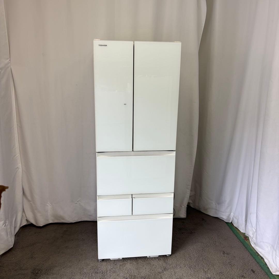 144　東芝　冷蔵庫　400ℓ〜500ℓ　綺麗　フレンチドア　白　設置無料　安い