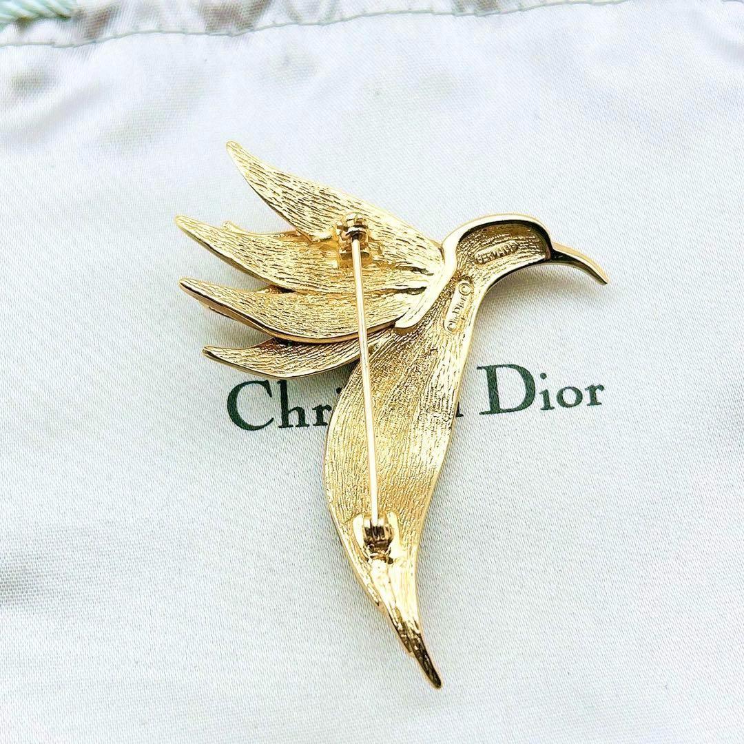 2448　 Germany製　極美品✨Dior　ブローチ　CD　ロゴ　希少　刻印