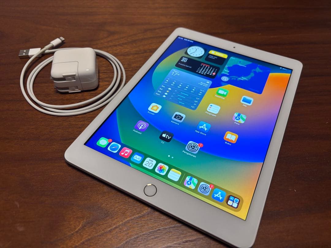 Apple iPad (第5世代) ゴールド 32GB ケース付き