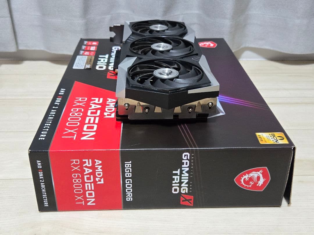 グラフィックボード・グラボ・ビデオカード MSI RX 6800 XT GAMING X TRIO 16G