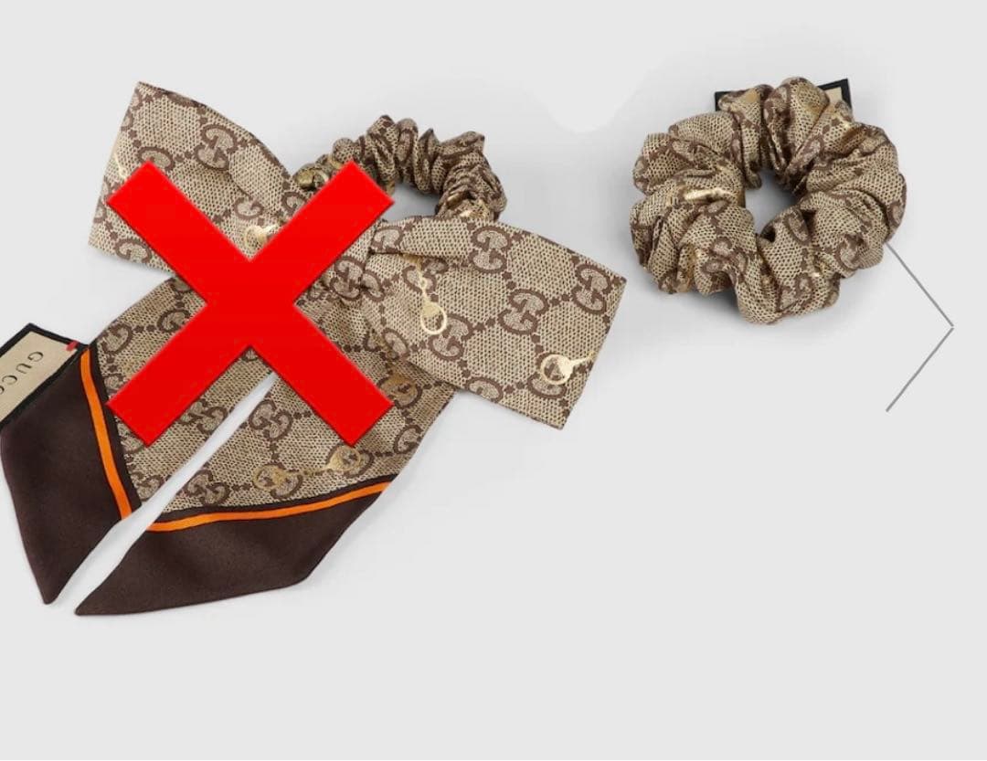 GUCCI グッチ GGシルク シュシュ