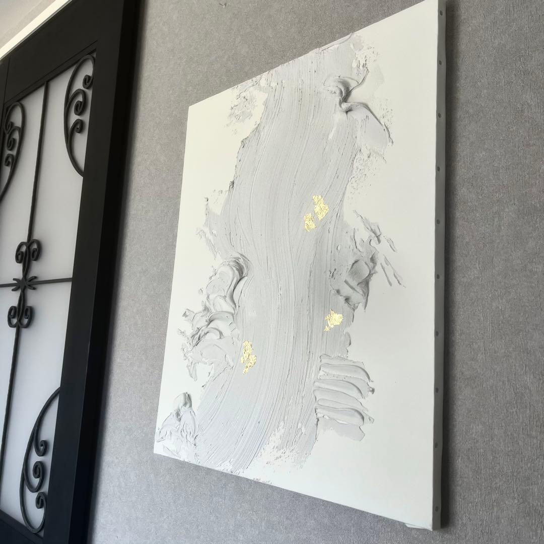 現代アート　65×53㎝　大きめ　モダン　絵画　原画　抽象画　アートパネル