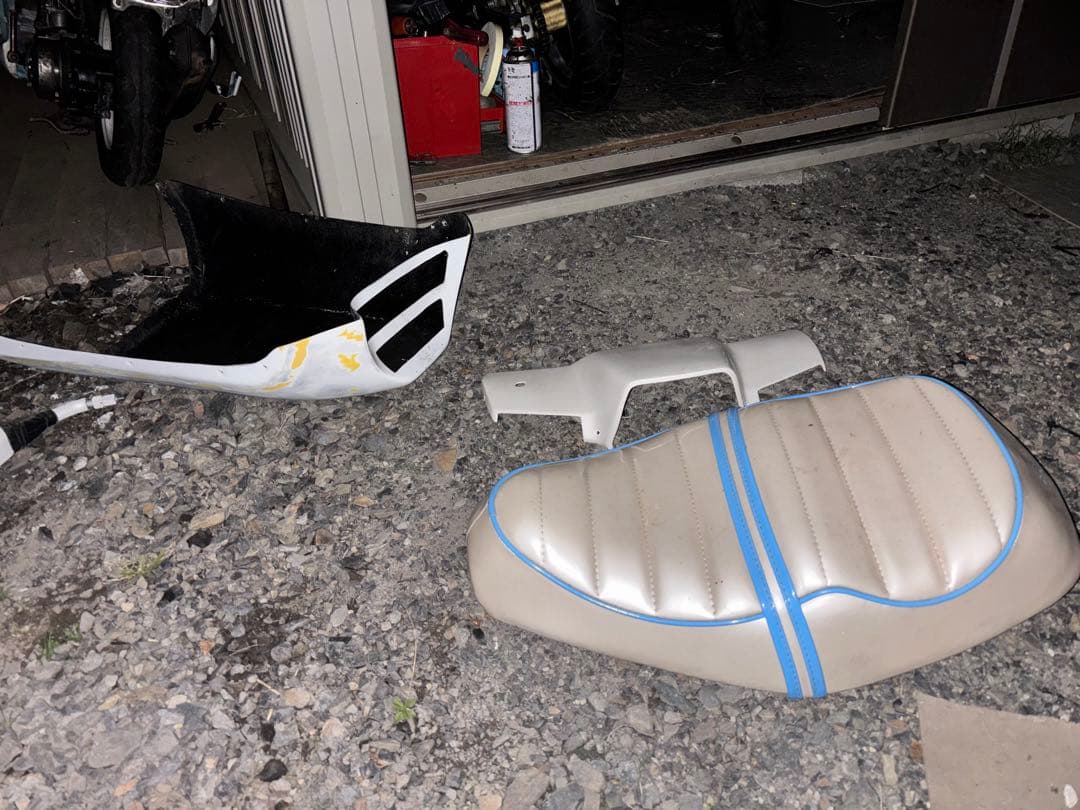 af09 クレタク、スパタク用　シート、アンダーカウル、ロングノーズ　セット