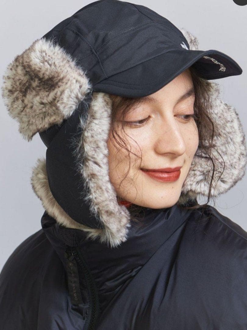 【新品】フロンティアキャップ　ノースフェイス　ボンバー　防水　寒冷地 黒　クロ