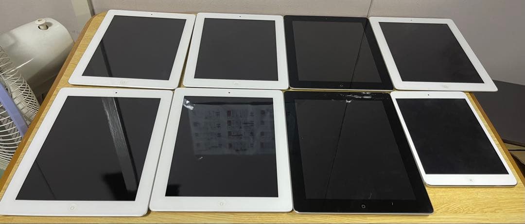 iPad本体 8台セット ホワイト・ブラック