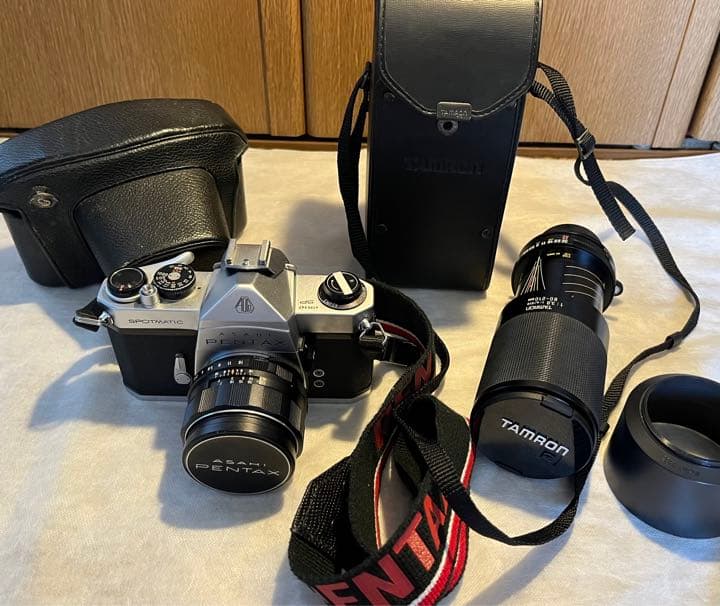 ペンタックスSP（露出計OK）＋50mm/f1.4＋タムロン望遠ズーム