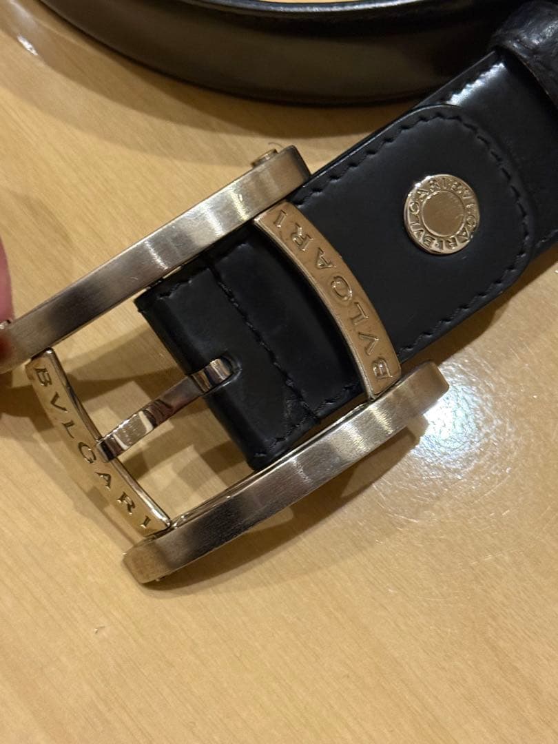 ブルガリ アショーマ レザーベルト　ジャンク　セール