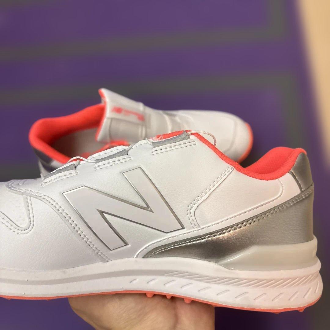 New BalanceゴルフシューズBOA 996ホワイト25cm [新品]