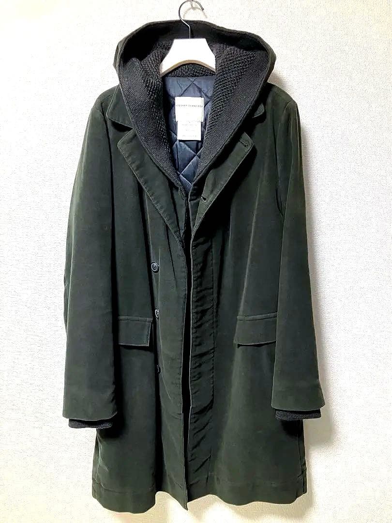 ステファンシュナイダー　フード付きチェスターコート　アウター