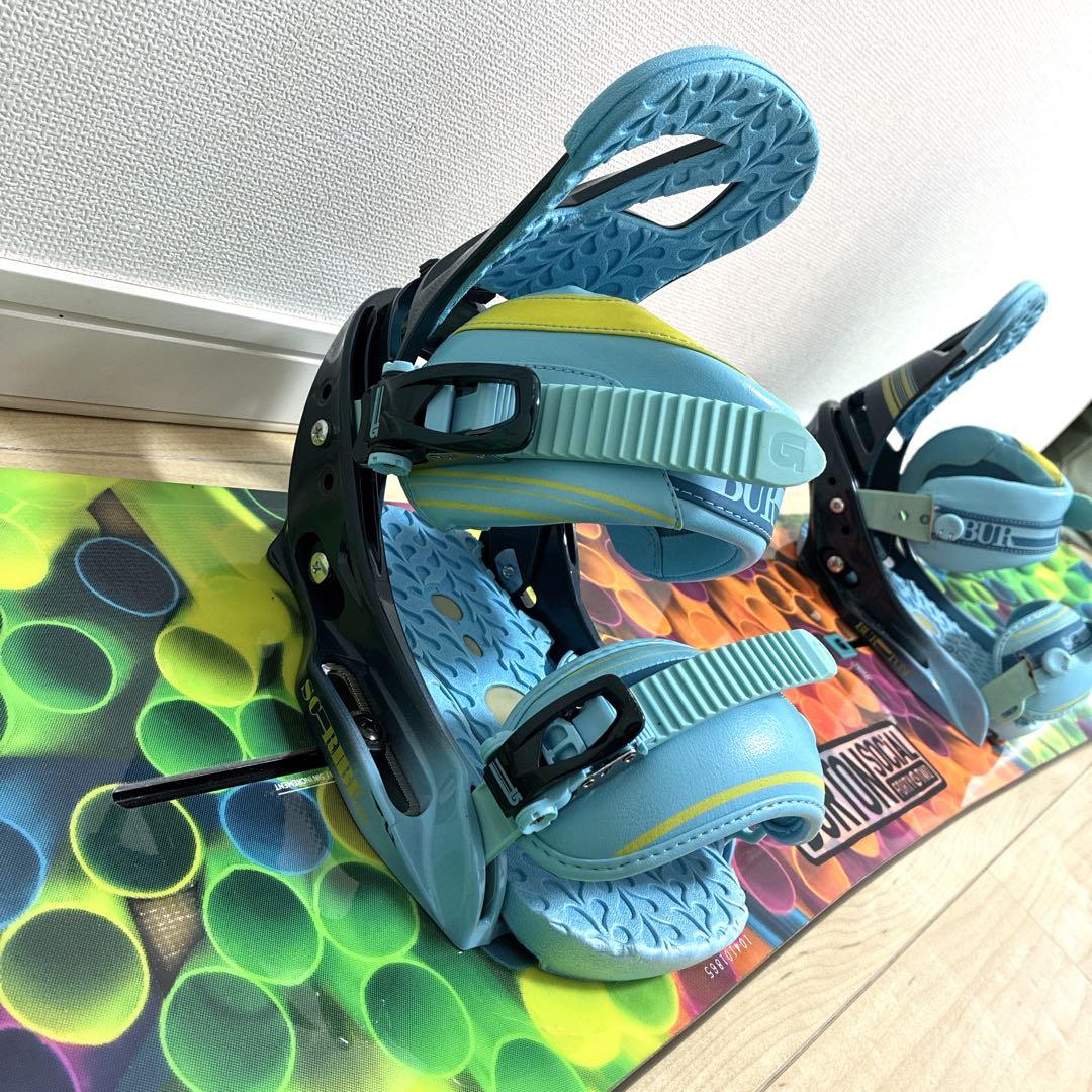 【美品】BURTON SOCIAL 142㎝ SCRIBE S カバー付き