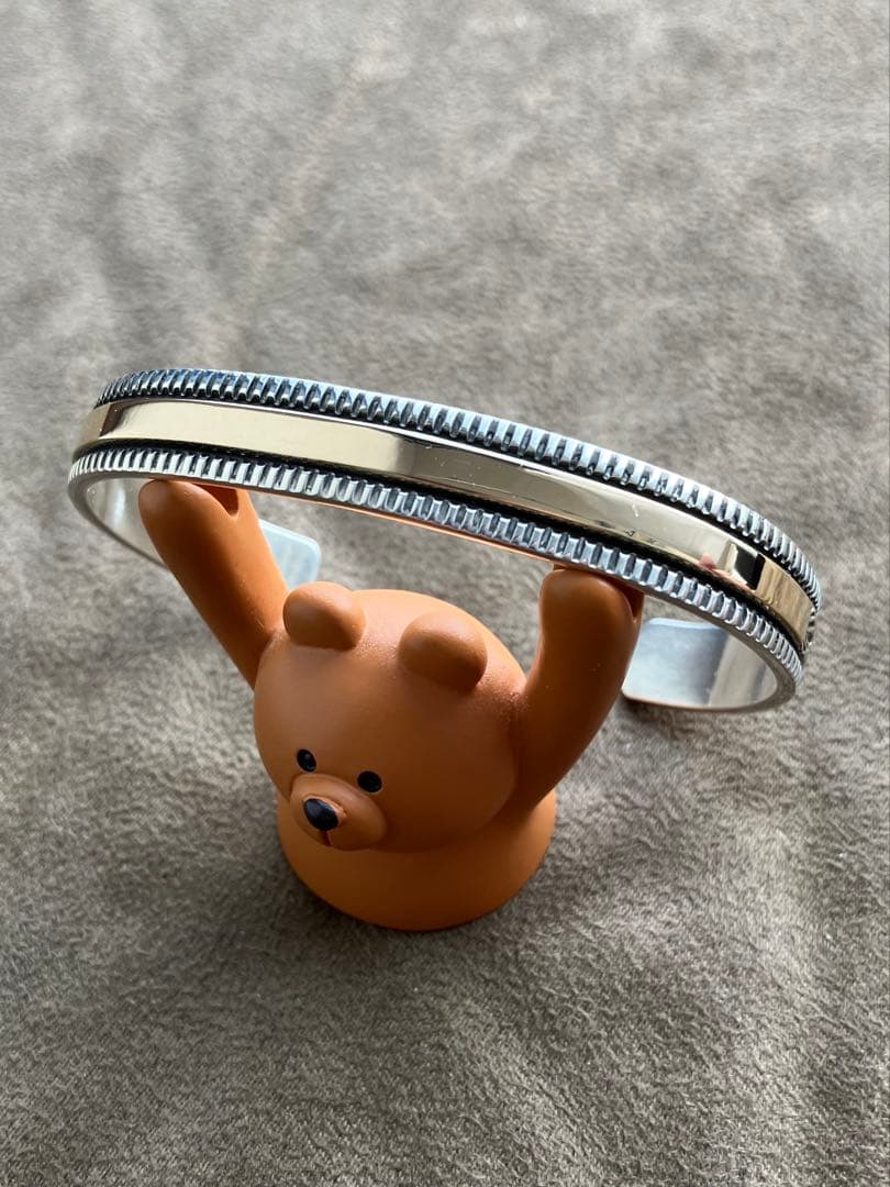 Bruce Morgan 14k バングル ブルースモーガン　チゼルワーク