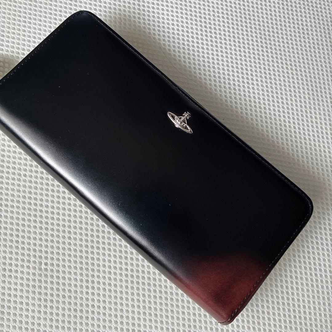 新品　ヴィヴィアンウエストウッド　ラウンドジップ長財布　ボルドー