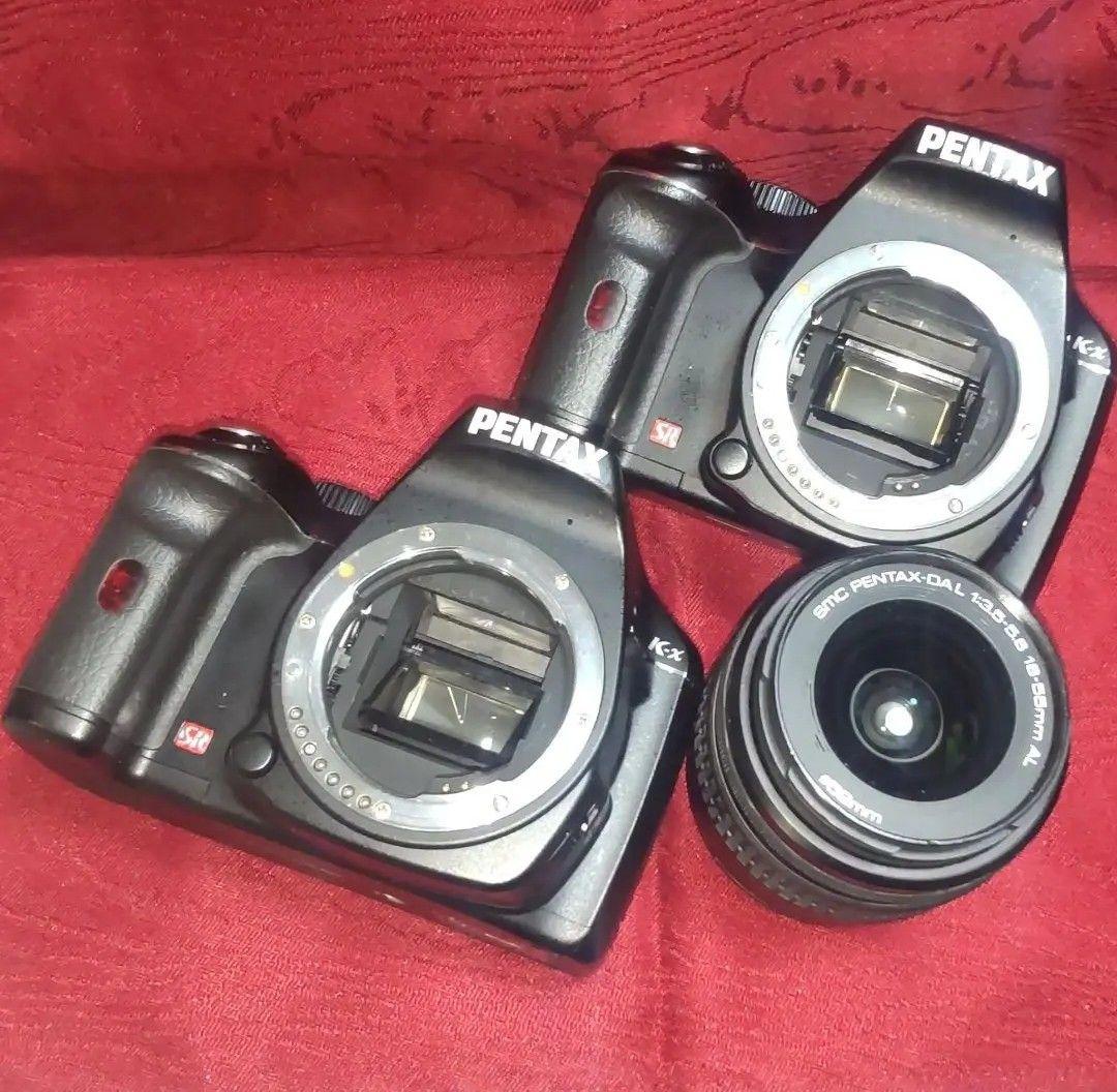 PENTAX K-X デジタル一眼レフカメラメイン/サブ機/2台共動作確認済