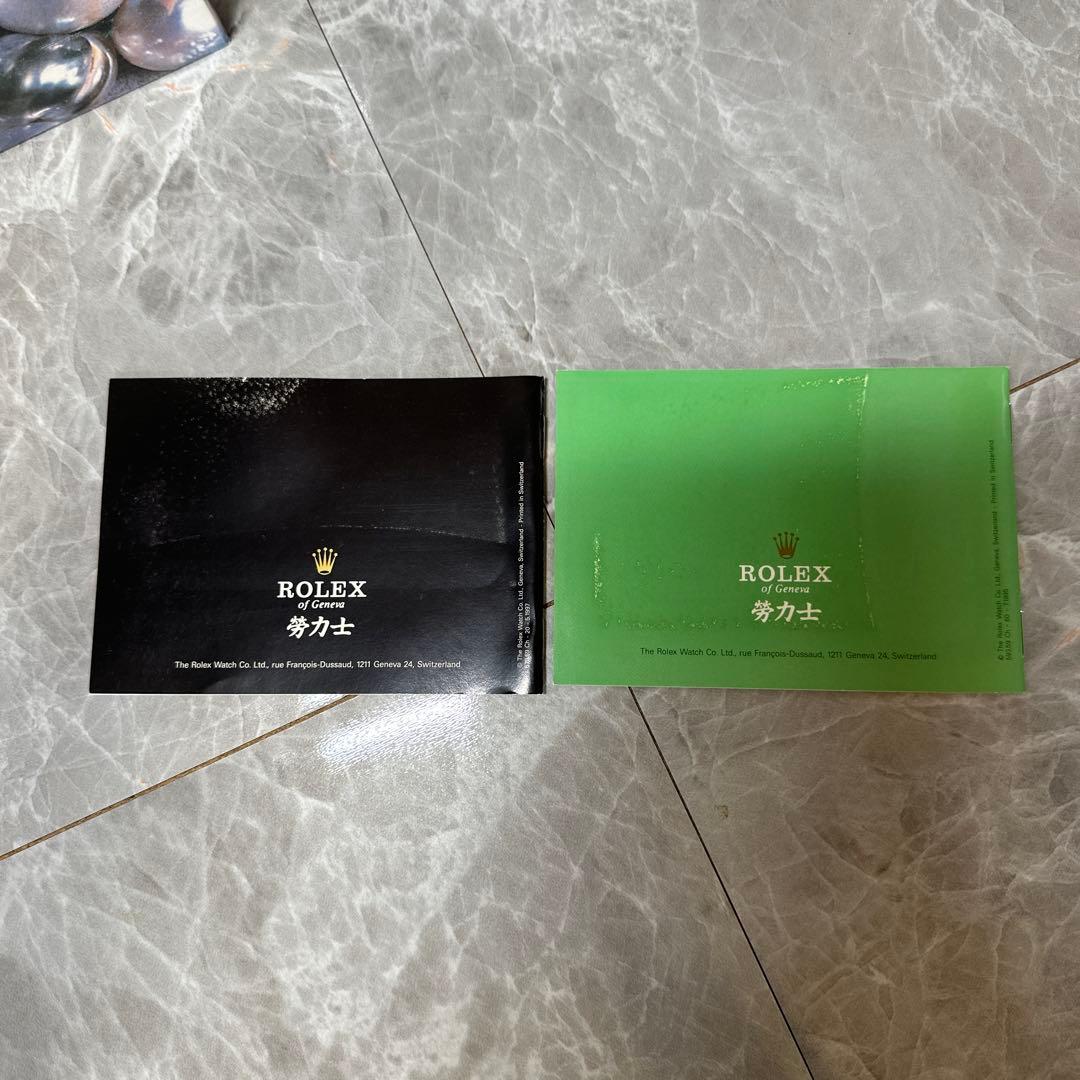 ROLEX レザー製カードケース レッド