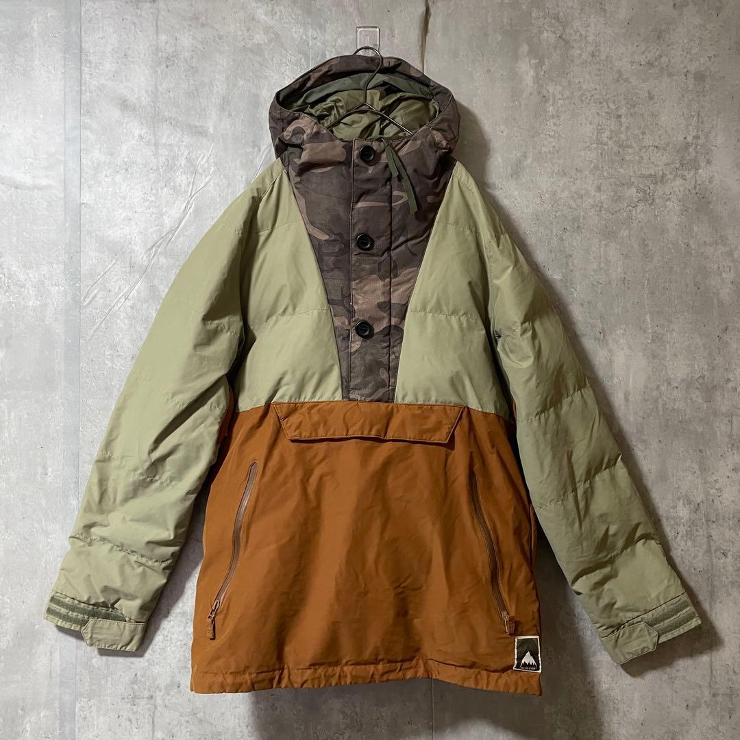 Burtonバートンスキーウェアスノーボードジャケットハーフジップパーカーフード