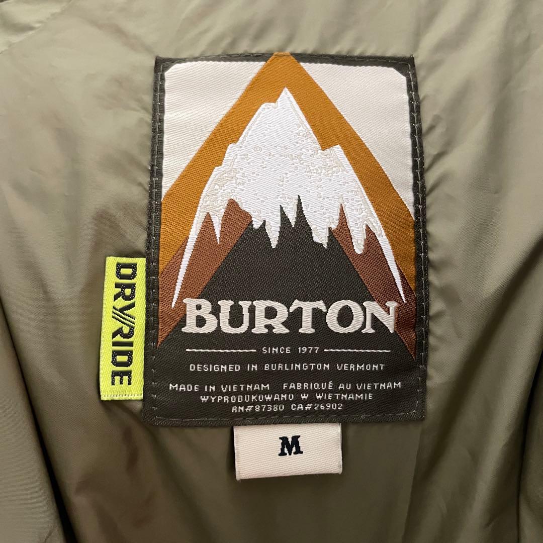 Burtonバートンスキーウェアスノーボードジャケットハーフジップパーカーフード