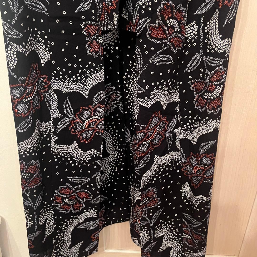 専用　有松鳴海絞り 黒　極美品