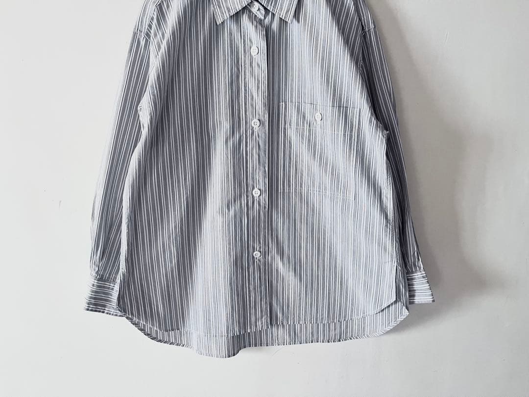 2025今季新作 マーガレットハウエル ストライプコットンシャツ カタログ掲載