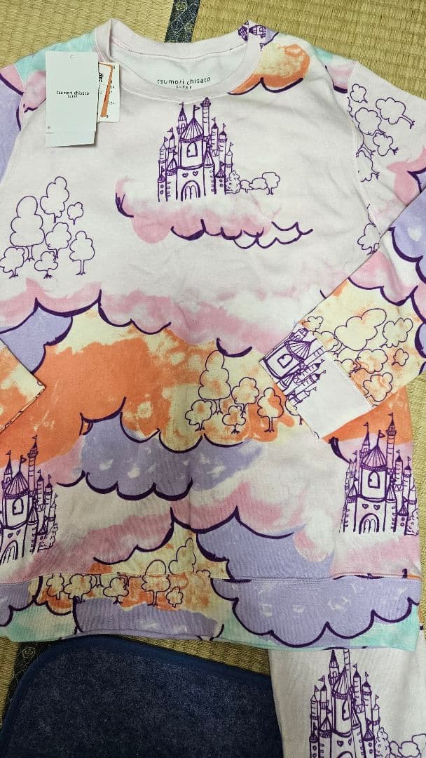 ツモリチサト パジャマ上下セット L あったか素材 タグ付き