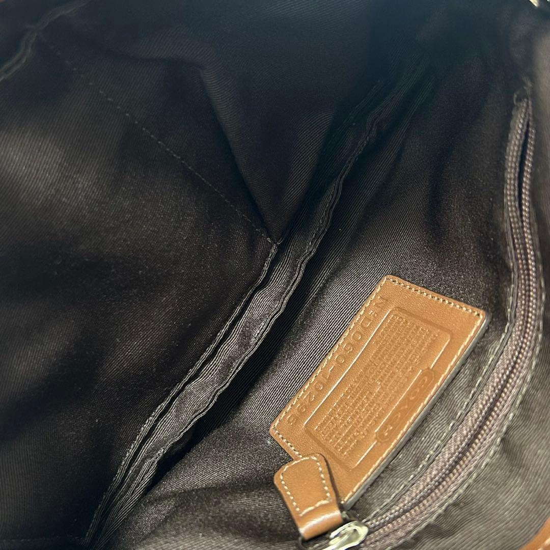 【極美品】コーチ 10296 ソーホー シグネチャー ワンハンドバッグ 肩掛け