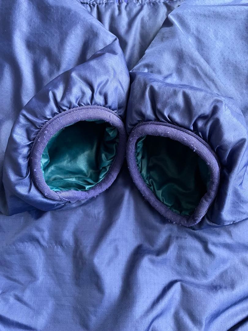 95年 patagonia 初期 パフボールプルオーバー ブルーベリー usa製