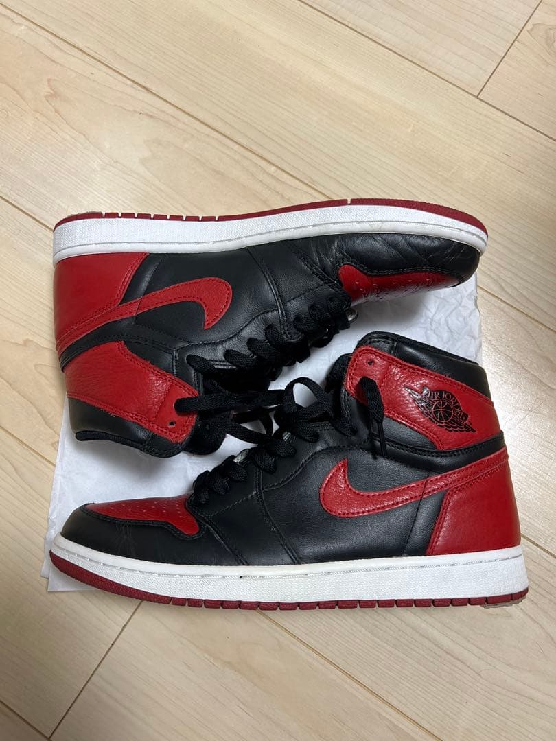 U*Y様 ナイキ エアジョーダン1 AJ1 jordan1 ブレッド　BRED(