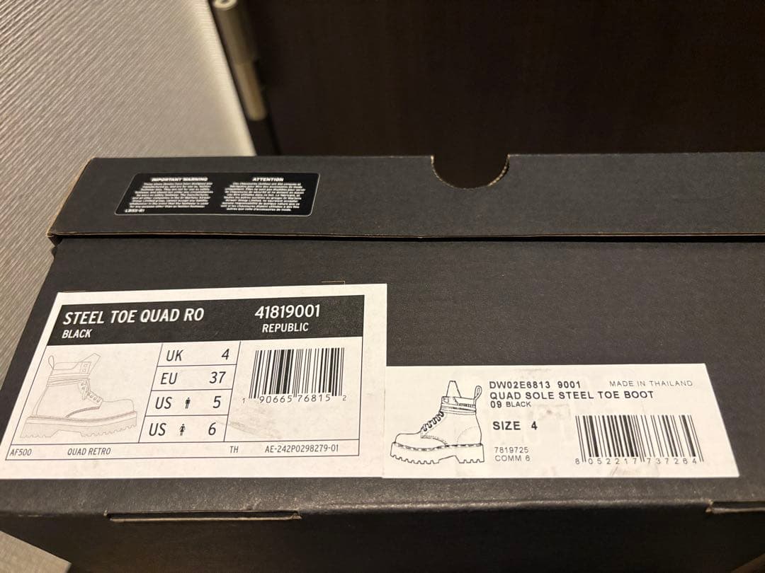 AW25 DR. MARTENS X RICK OWENS ブーツ