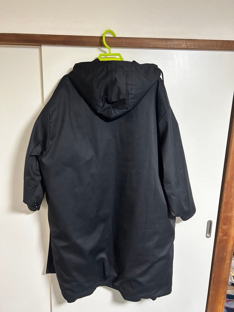 【新品】【keels】ブラック　モッズコート　オーバーサイズ