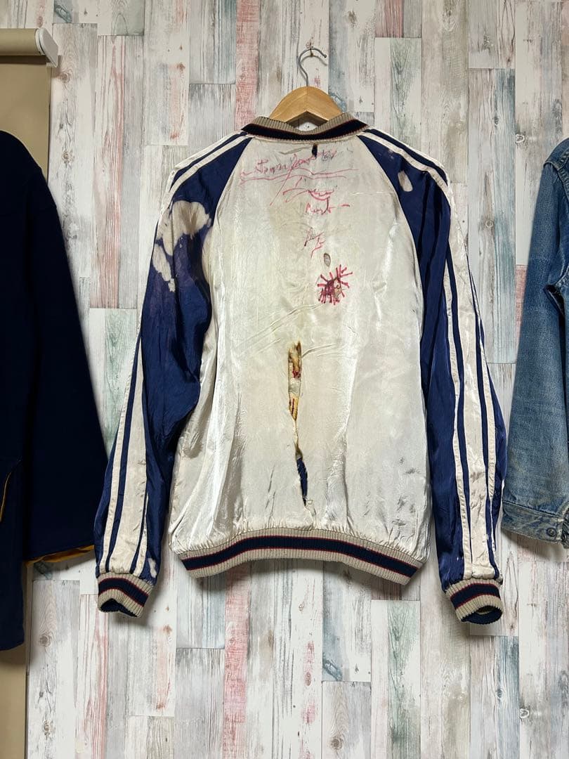 スカジャン リバーシブル 雰囲気系 襤褸 アートピース