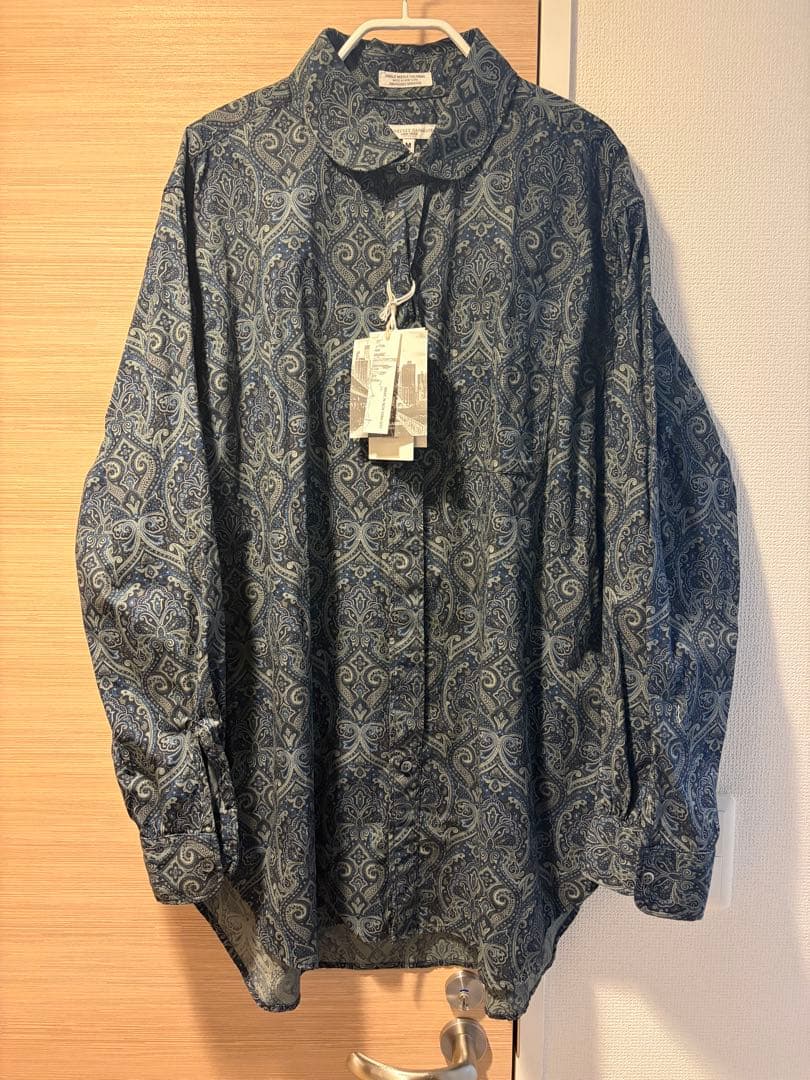新品未使用タグ付　ENGINEERED GARMENTS ペイズリー柄シャツ M