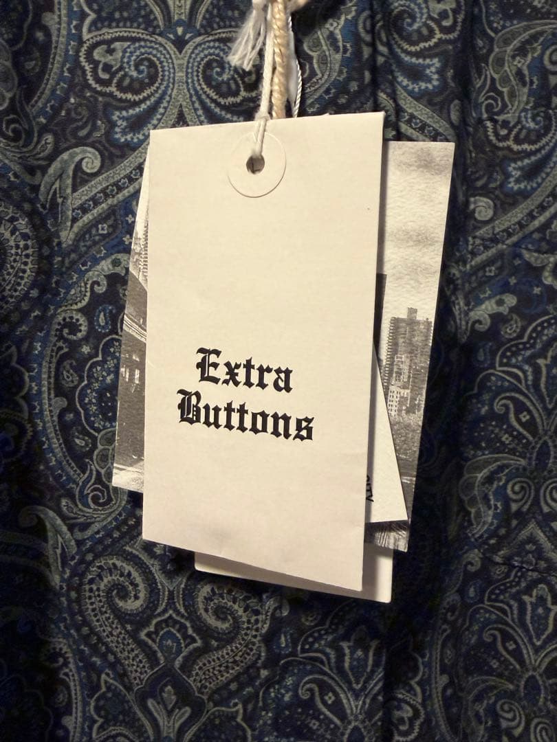 新品未使用タグ付　ENGINEERED GARMENTS ペイズリー柄シャツ M