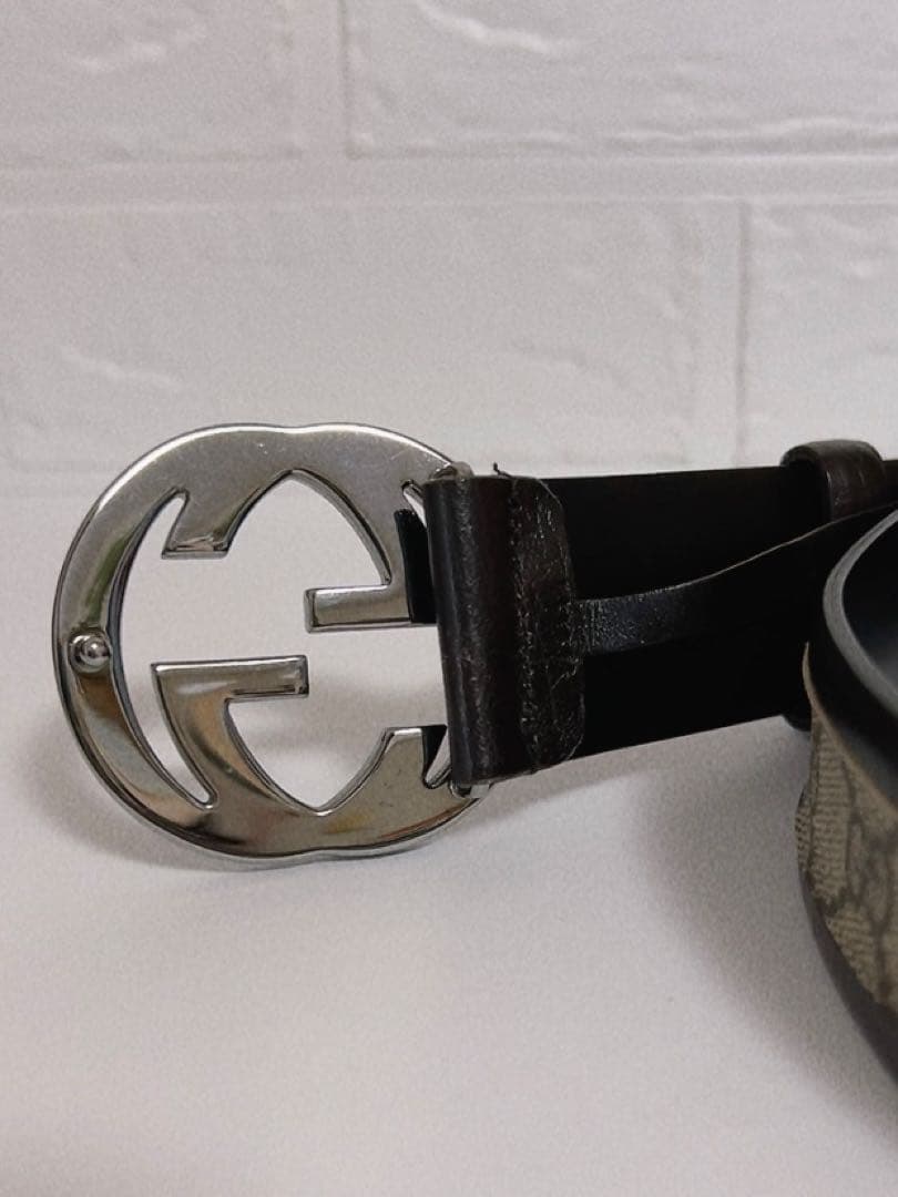 グッチ　GUCCI ベルト　インターロッキングG GGモチーフ