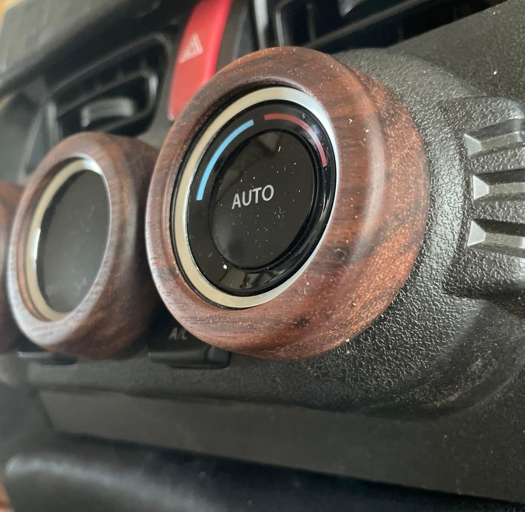 nujeam様用《ウォルナット製》エアコンダイヤルリング