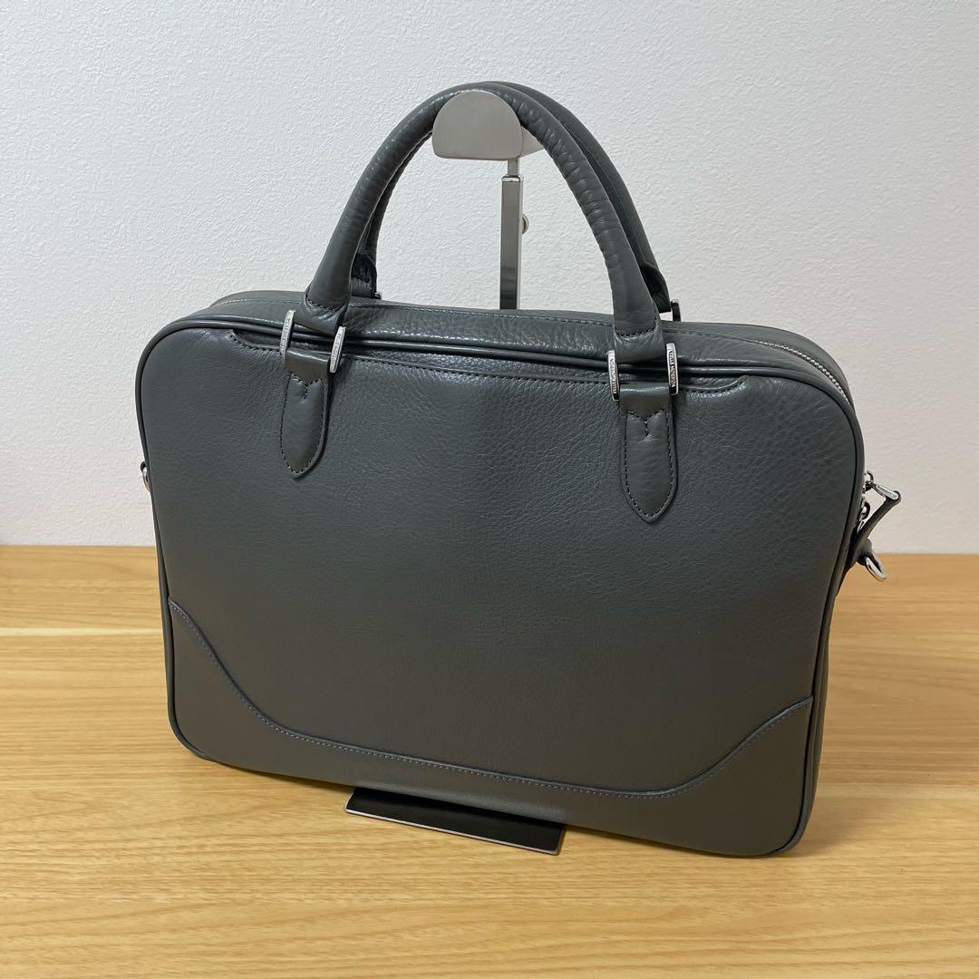 ペッレモルビダ メイデンヴォヤージュ ビジネスバッグ 2way レザー グレー