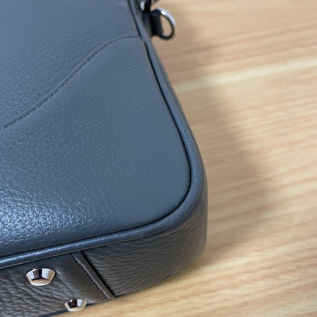 ペッレモルビダ メイデンヴォヤージュ ビジネスバッグ 2way レザー グレー