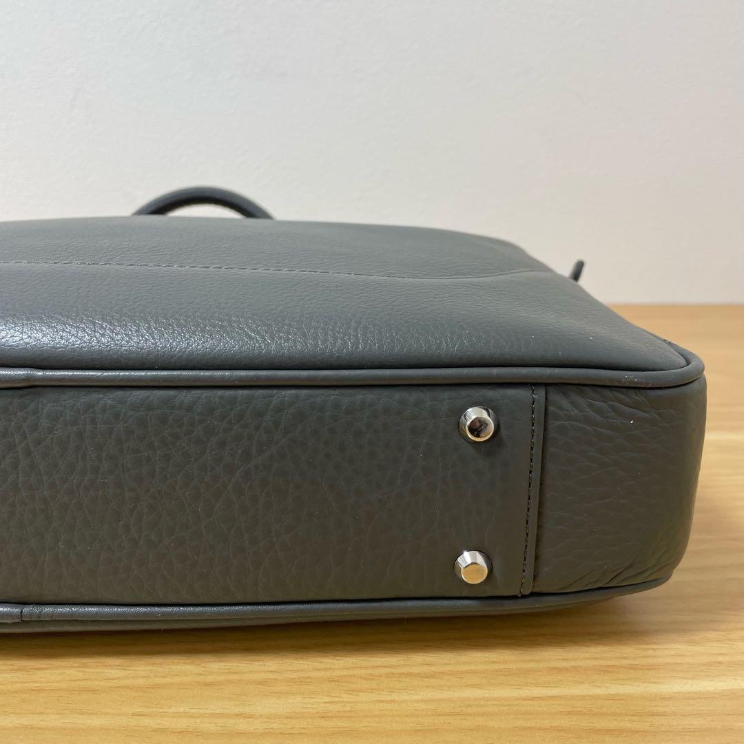 ペッレモルビダ メイデンヴォヤージュ ビジネスバッグ 2way レザー グレー